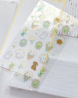 Fukukawashiko | Transparent Sticker Sheet | Soft Mimosa | QS273