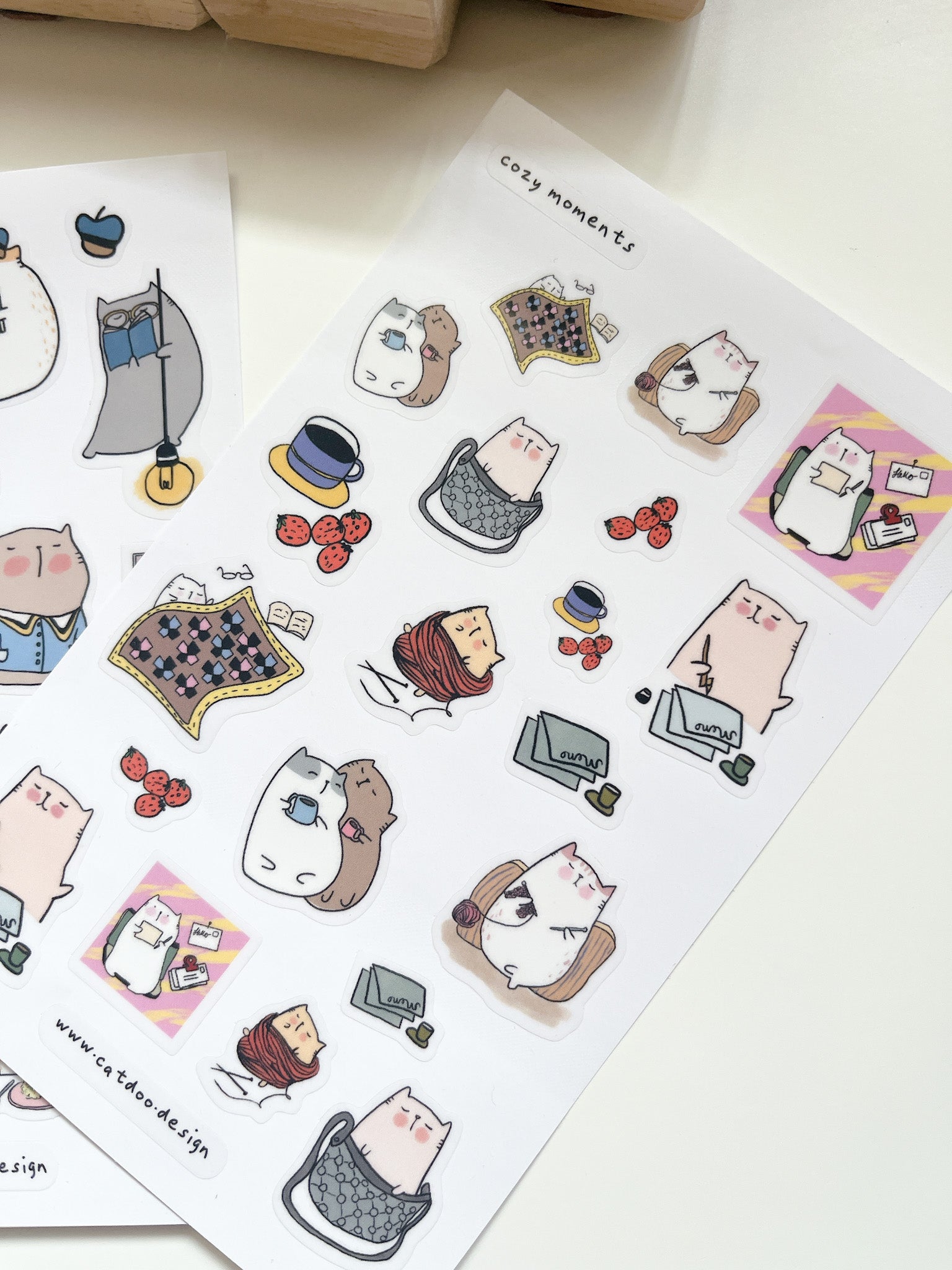 Catdoo | Cozy Moments Clear Sticker Sheet