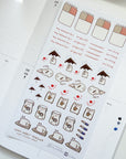 Catdoo | Mini Habit Tracker Washi Sticker Sheet