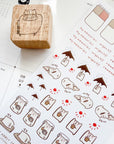 Catdoo | Mini Habit Tracker Washi Sticker Sheet