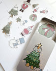 Kuboandlucy x Dana Ate Oatmeal | Christmas Morning Sticker Flakes