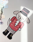 Kuboandlucy x Dana Ate Oatmeal | Nutcracker Dog Matte Vinyl Sticker