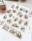 Ours Studio | Cats Gathering Clear Sticker Sheet