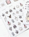 Dana ate Oatmeal | Party Dogs Washi Sticker Sheet