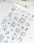 Kuboandlucy Stationery Co | Doodle Houses Sticker Sheet
