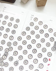 Kuboandlucy Stationery Co | Vintage Typewriter Letters Sticker Sheet