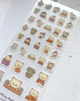 Kuboandlucy Stationery Co | Halloween Bears Sticker Sheet
