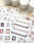 Dana ate Oatmeal | Weiner Dog Washi Sticker Sheet