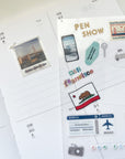 Kuboandlucy | San Francisco Pen Show Exclusive Sticker Sheet