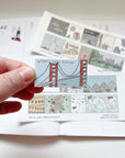 Kuboandlucy x Dana ate Oatmeal | Hello San Francisco Sticker Sheet
