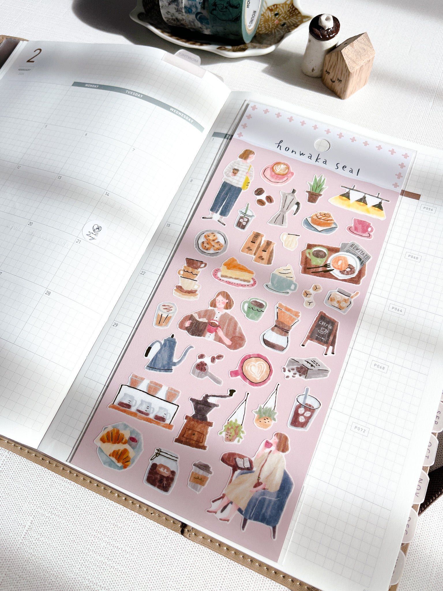 Mind Wave | Honwaka Seal Collection | Cafe | 81546