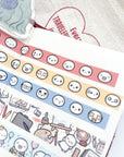 The Coffee Monsterz Co | Primary Color Emotis Washi Tape