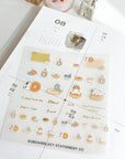 Kuboandlucy Stationery Co | Cute Cats & Dog Clear Sticker Sheet | 4 designs