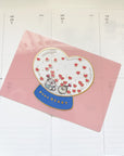 Hohoemi | PuKu Heart Clear Postcard