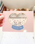 Hohoemi | PuKu Heart Clear Postcard