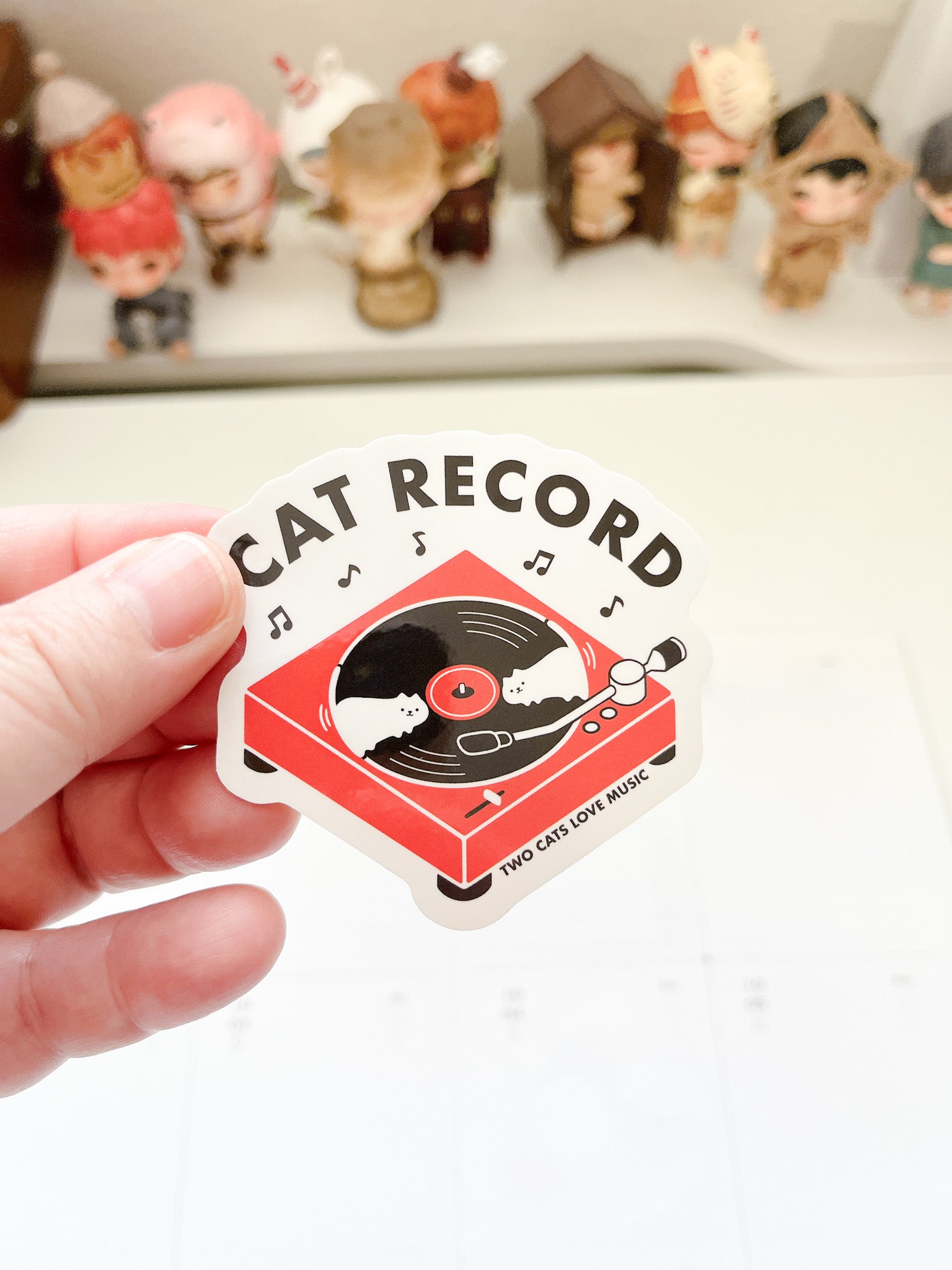 Creator Circus | Cat Record Sticker