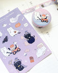 Moonaries Illo | Halloween Mocha Washi Tape