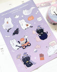 Moonaries Illo | Halloween Mocha Sticker Sheet