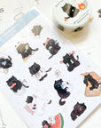 Moonaries Illo | Daily Meowments Sticker Sheet