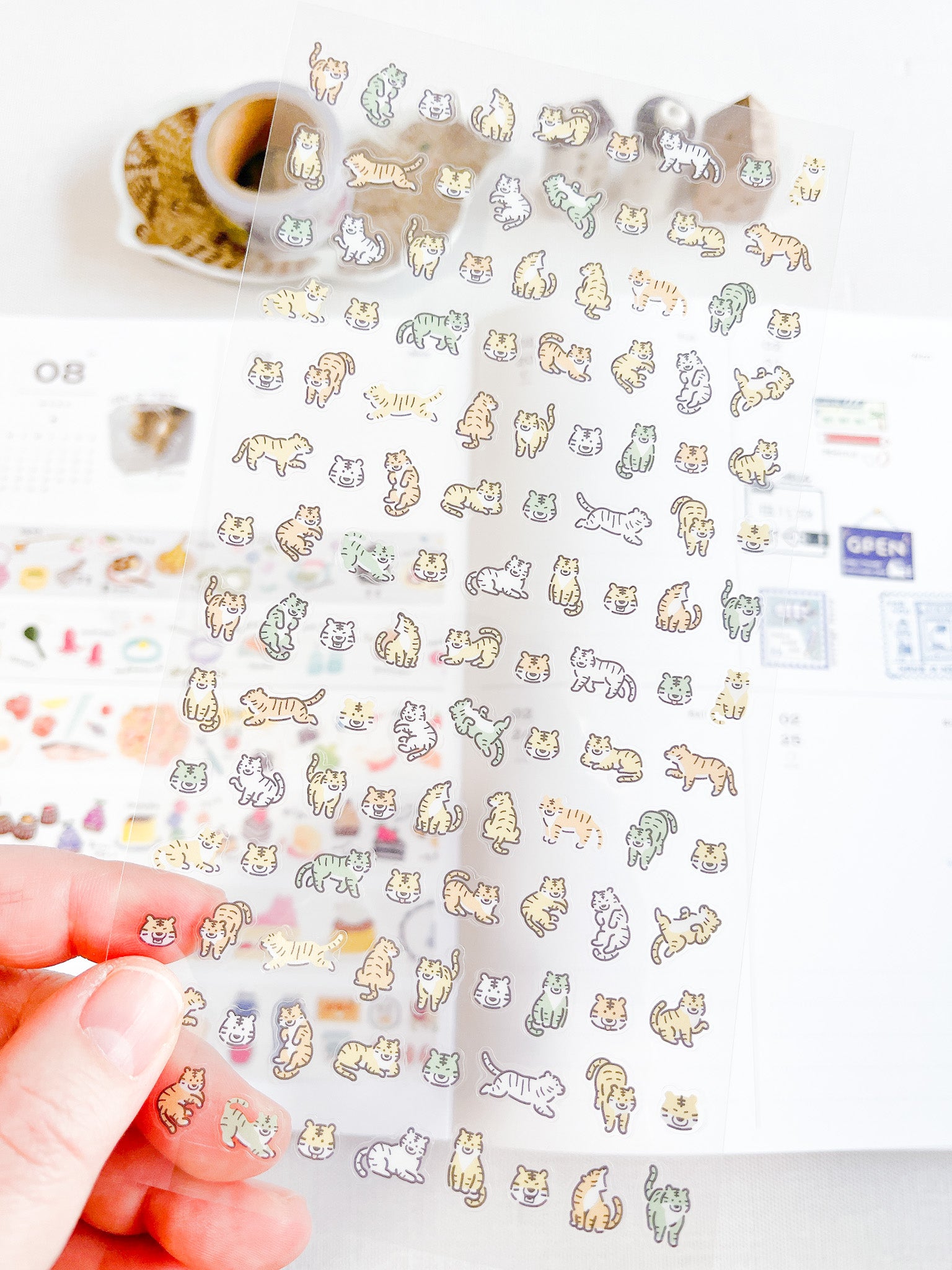 MIND WAVE | Tiny Tiny Clear Stickers | 2 various designs