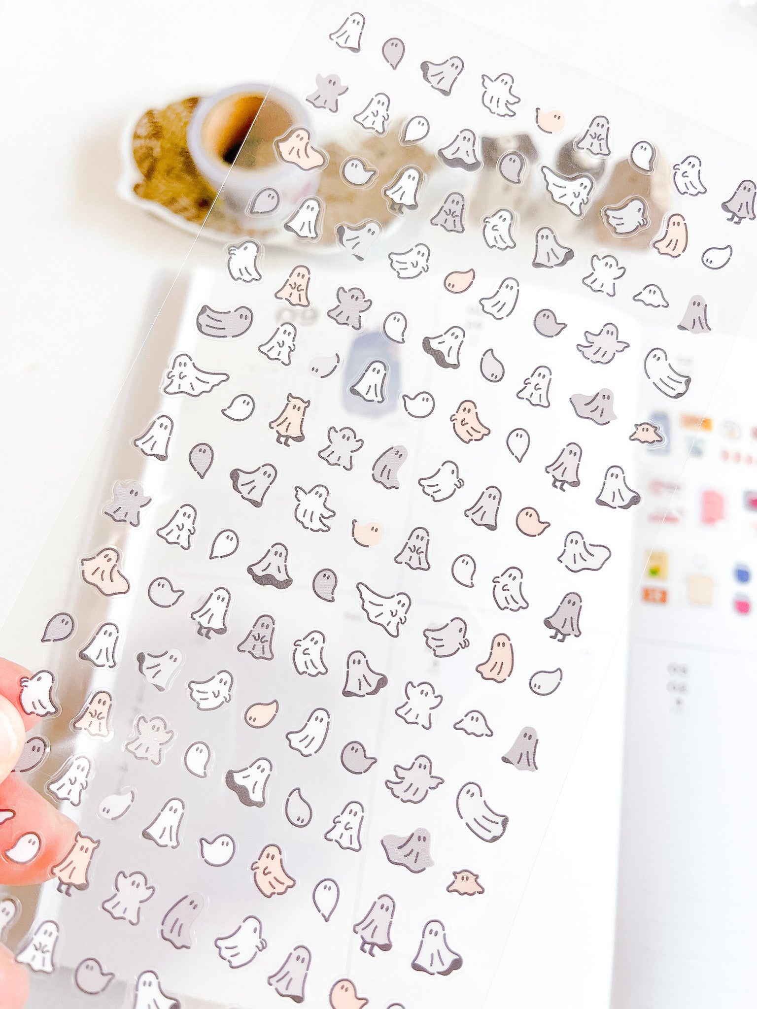 MIND WAVE | Tiny Tiny Clear Stickers | 2 various designs