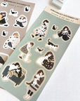 Kathryn and her cats Sticker Sheet