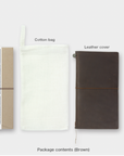 TRAVELER'S COMPANY | Notebook Cover | Standard | Brown