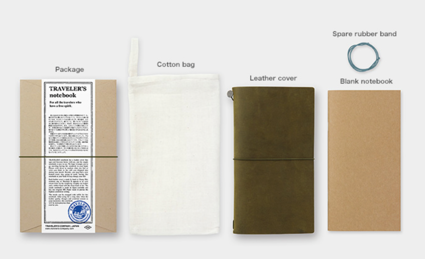 Traveler's Company | Notebook Cover | Standard | Olive
