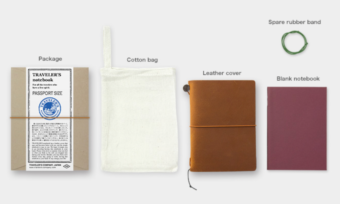 Traveler's Company | Notebook Cover | Passport | Camel