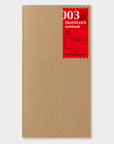 TRAVELER'S COMPANY | Standard Refill Blank | 003