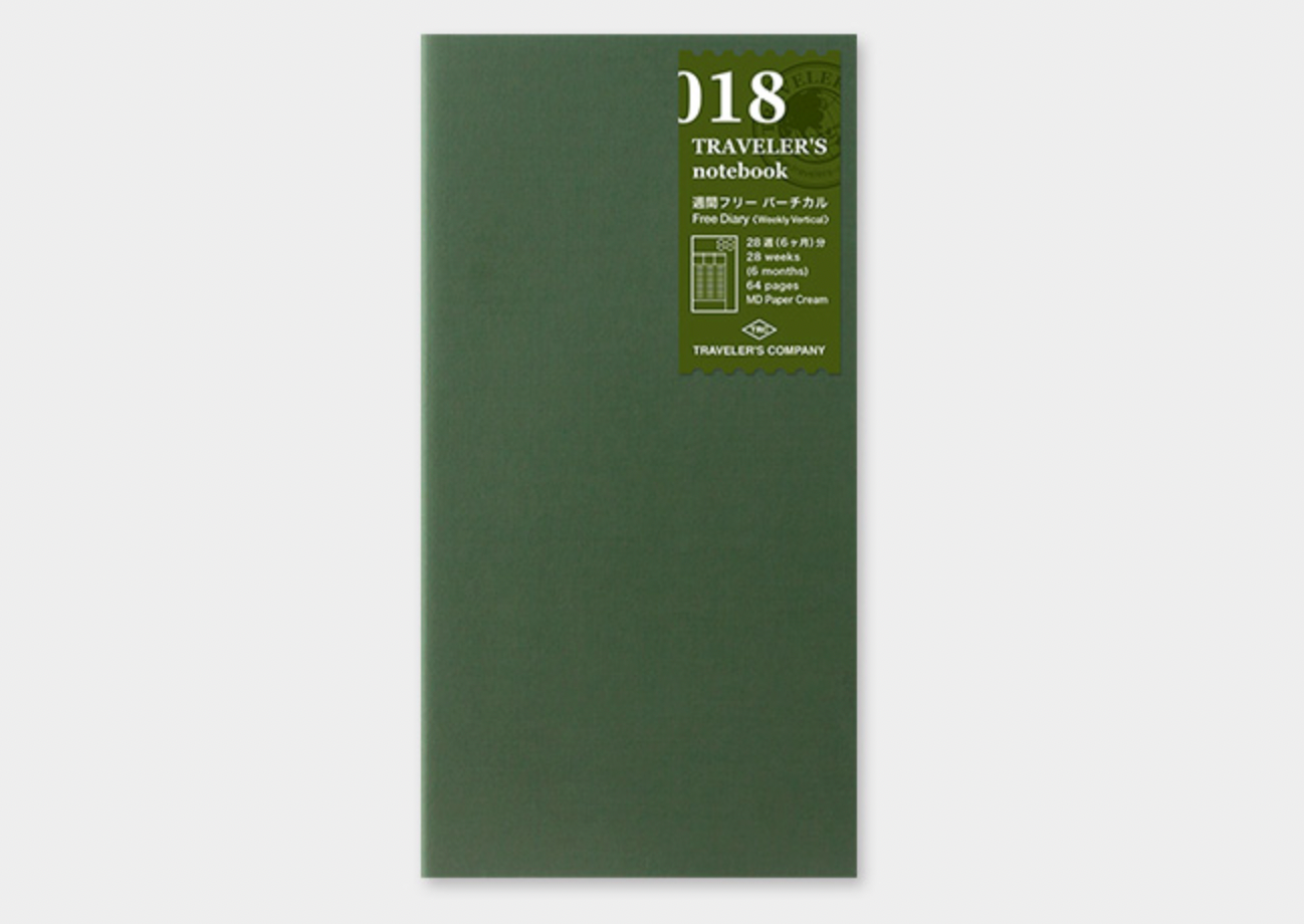 Traveler's Company | Regular Size Free Diary | 018