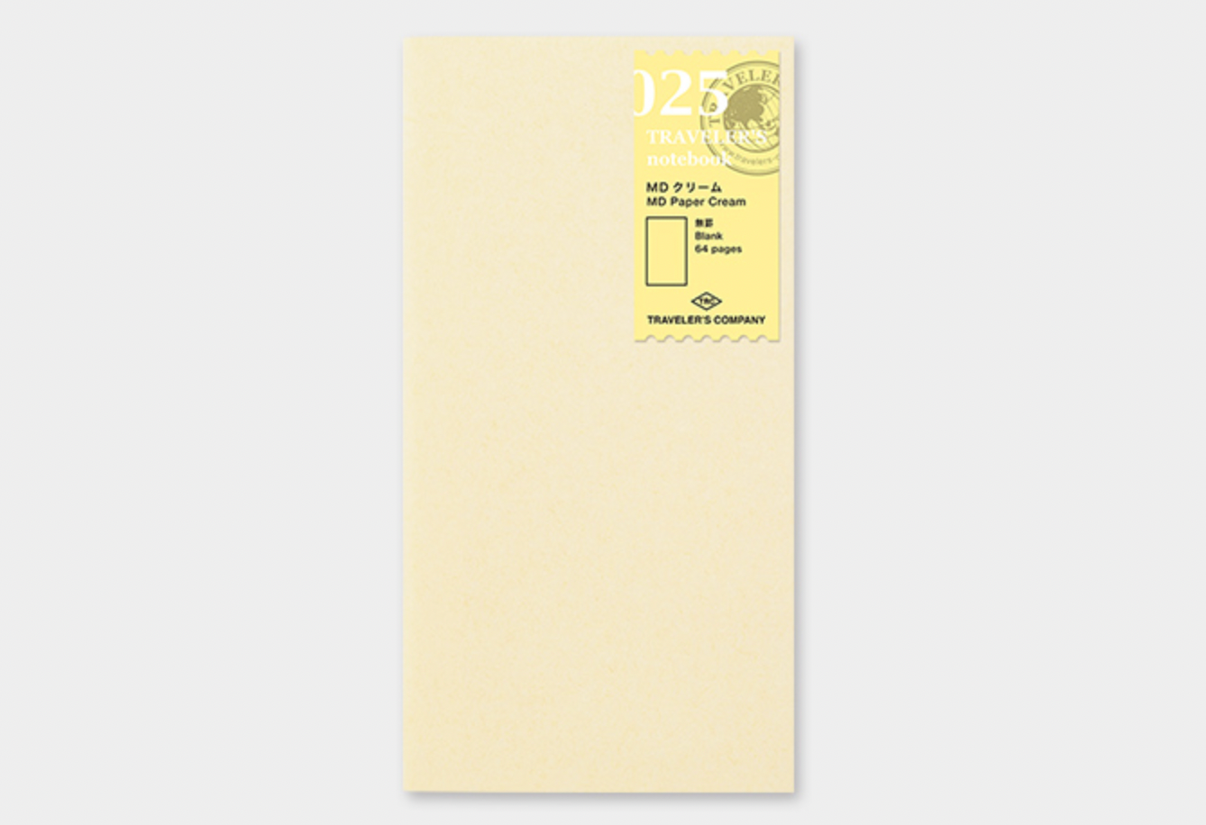 Traveler's Company | Regular Size MD Cream Blank | 025