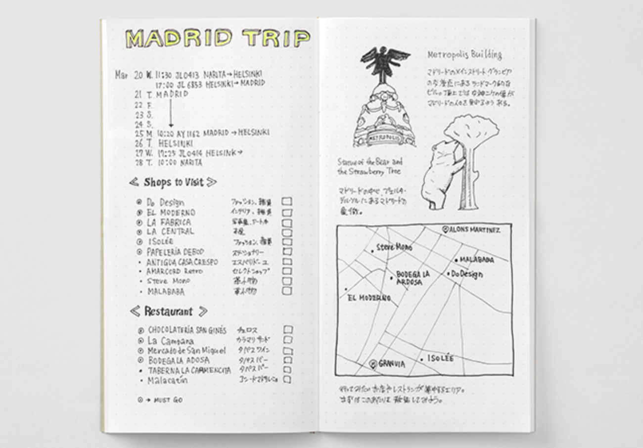 Traveler's Company | Regular Size Refill Dot Grid | 026