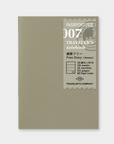 TRAVELER'S COMPANY | Passport Size Refill Free Diary Weekly | P07