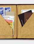 TRAVELER'S COMPANY | Passport Size Refill Kraft File | 010