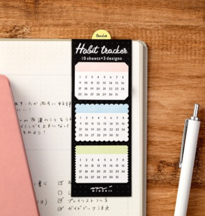 Habit Tracker Bullet Journal Mini Calendar Stamp