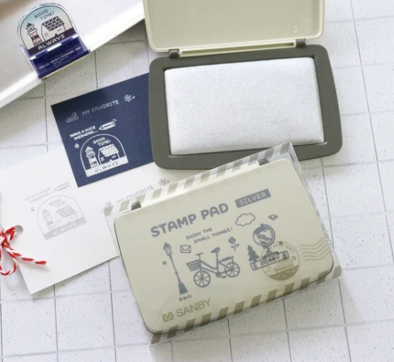 Eric Hello Small Things | Silver Ink Stamp Pad