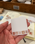 Dana ate Oatmeal | Patchwork Perforated Rolled Sticky Notes