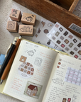 Dana ate Oatmeal | Tea in The Sky Washi Sticker Roll