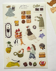 PION | Mini Girl Snacks Washi Sticker
