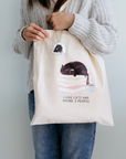 Moonaries Illo | I like cats and maybe 3 people Tote