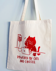 Moonaries Illo | Powered By Cats and Coffee Tote