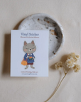Justine Gilbuena | Farmers Market Cat Vinyl Sticker