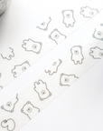 Tono & Lims | Monochrome Bears Washi Tape
