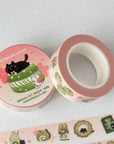 Moonaries Illo | Matcha Cat 15mm Washi Tape
