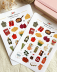 By Och Monika | Home Cooking Matte Sticker Sheet
