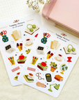 By Och Monika | Study Desk Matte Sticker Sheet