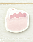 Papier Platz x Shoichiro Tobimatsu | Pink Swan & Cake Die Cut Sticky Notes | 61-505