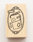 Grumpy Nook | Framed TN Rubber Stamp