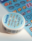 Rin Studio | Kawaii Coffee Mini Washi Tape